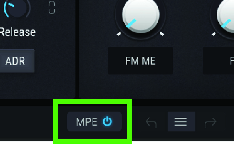 Enable MPE in Arturia Pigments
