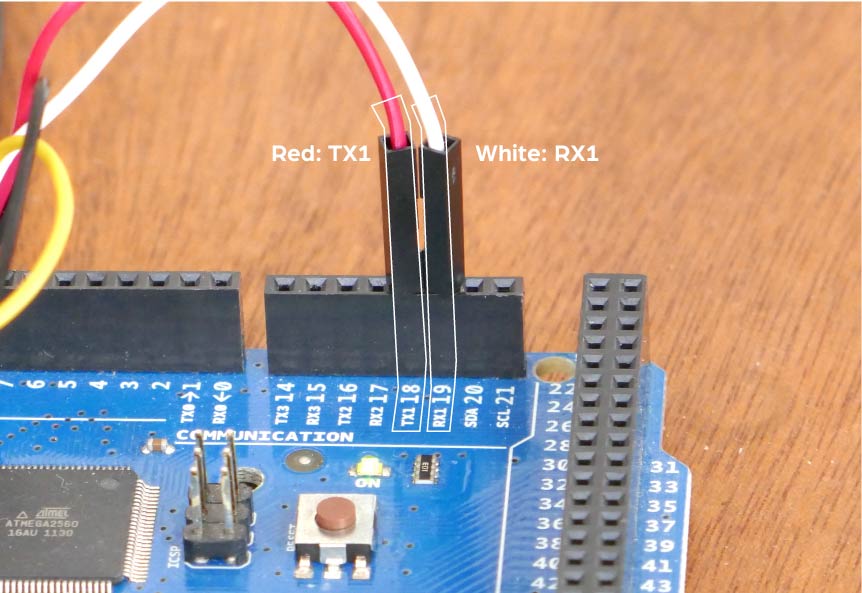 Connecting to Arduino Serial1 on MEGA