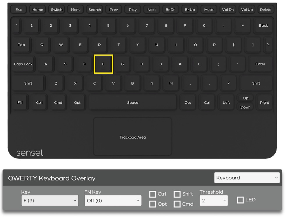 Sensel Morph Keyboard Overlay editor