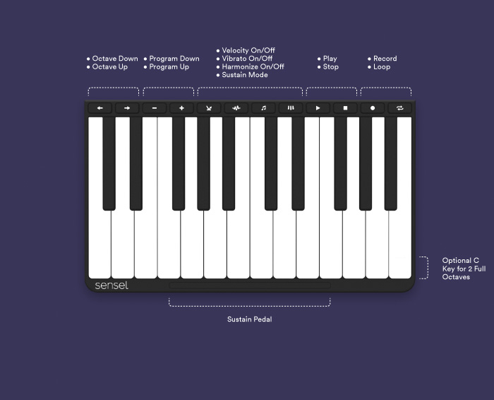 sensel morph piano