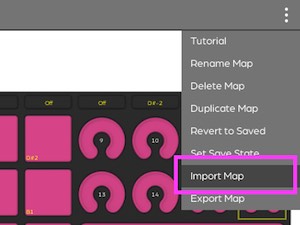 Import a map for a Sensel Morph overlay